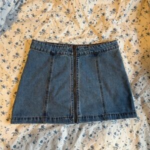 Denim Mini Skirt